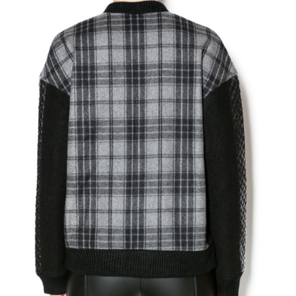 𝅺HEARTLOOM Plaid Bomber Jacket Coat XS. - Picture 3 of 8